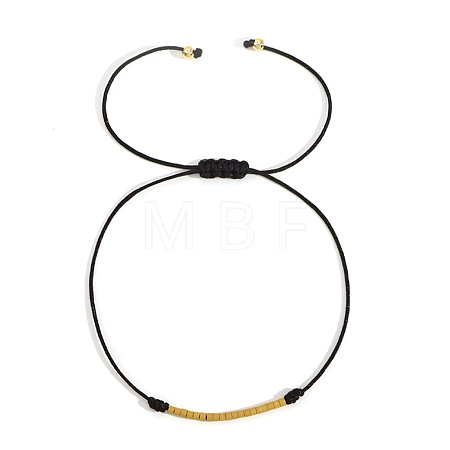 Handmade Glass Seed Beads Braided Bead Bracelets LE4581-12-1
