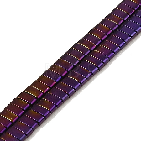Electroplated Non-magnetic Synthetic Hematite Beads Strands G-G089-A02-05-1