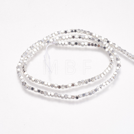 Electroplate Non-magnetic Synthetic Hematite Beads Strands G-K239-14D-1