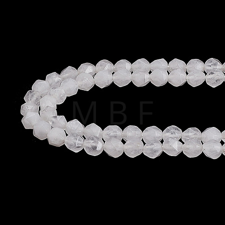 2 Strands Natural White Agate Beads Strands G-AR0005-43A-1