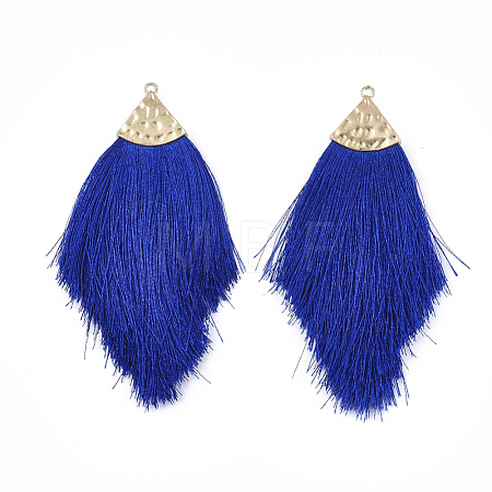 Polyester Tassel Big Pendant Decorations FIND-T042-11-1