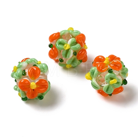 Handmade Lampwork Beads LAMP-B025-03B-12-1