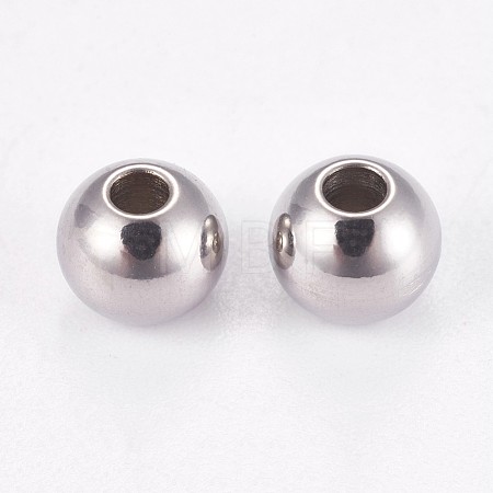 Tarnish Resistant 202 Stainless Steel Rondelle Spacer Beads STAS-F094-06B-P-1-1