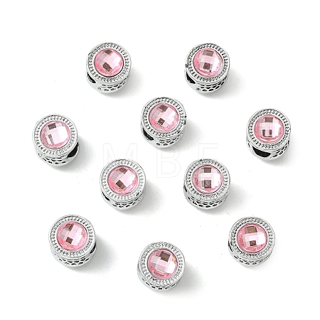 Alloy Acrylic European Beads FIND-YWC0011-04F-1