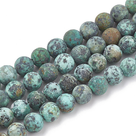 Natural African Turquoise(Jasper) Beads Strands G-T106-205-1