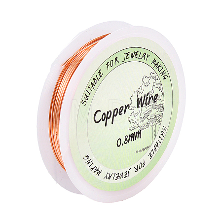 Round Copper Jewelry Wire CWIR-YW0001-03G-09-1