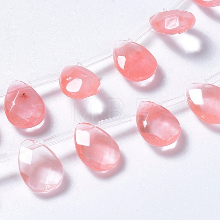 Watermelon Stone Beads Strands G-G822-11B-1