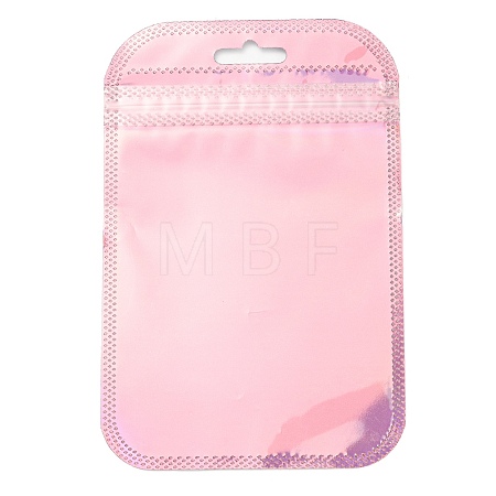 Plastic Glitter Holographic Packaging Yin-yang Resealable Bags OPP-D003-04E-1