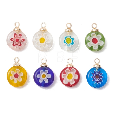Handmade Lampwork Pendants PALLOY-JF05245-1