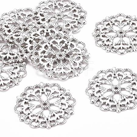 Tibetan Style Filigree Joiners Links TIBE-A11623-AS-FF-1