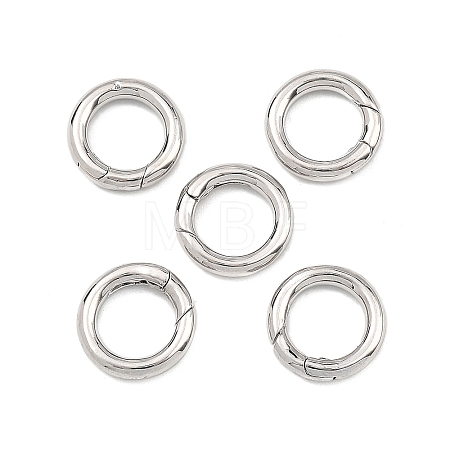 SHEGRACE Brass Spring Gate Rings XGRQ58053-763P-1