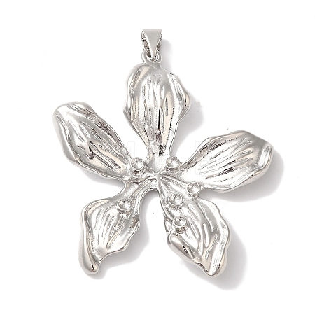 Rack Plating Brass & Cubic Zirconia Pendants KK-L216-068P-1