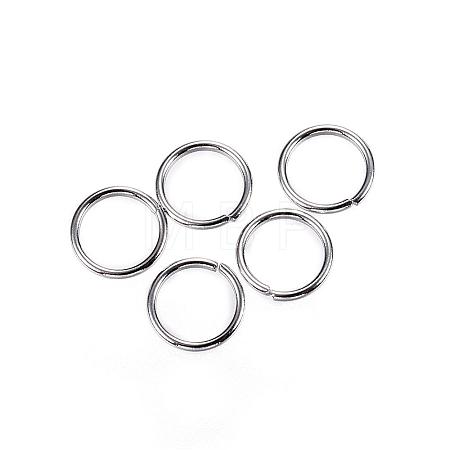 Tarnish Resistant 304 Stainless Steel Open Jump Rings STAS-D448-096P-6mm-1