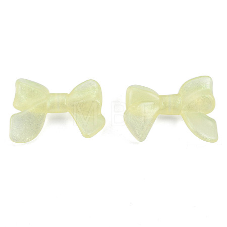 Transparent Luminous Acrylic Beads TACR-T007-11E-1