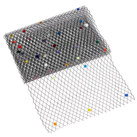 Polyester Mesh Fabric OCOR-WH0100-03A-1