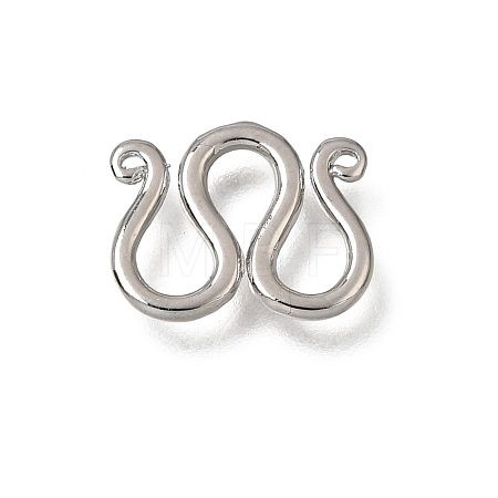 Brass M-Hook Clasps LS-KK-CBA0DF0-14B-P-1
