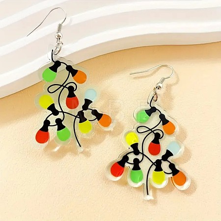 Acrylic Dangle Earrings FS-WGDFB7F-01-1
