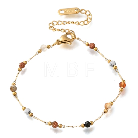 Ion Plating(IP) 304 Stainless Stell Bracelets BJEW-H613-06G-1