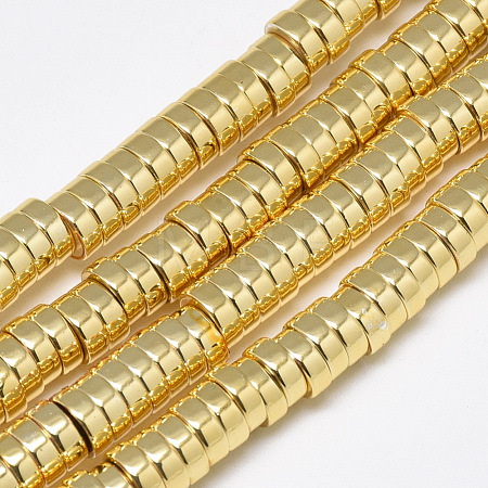 Electroplate Non-magnetic Synthetic Hematite Beads Strands G-Q465-37G-1