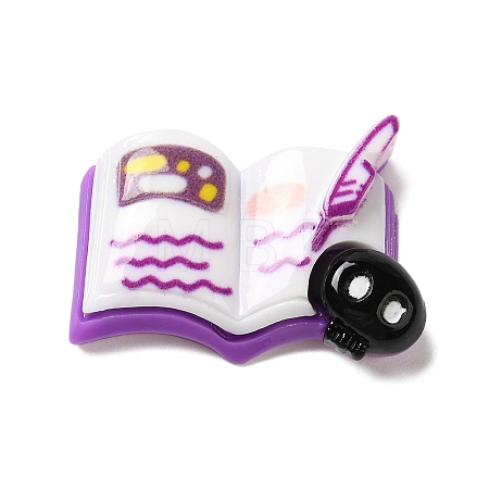 Halloween Series Cute Opaque Resin Decoden Cabochons RESI-B026-03C-01-1