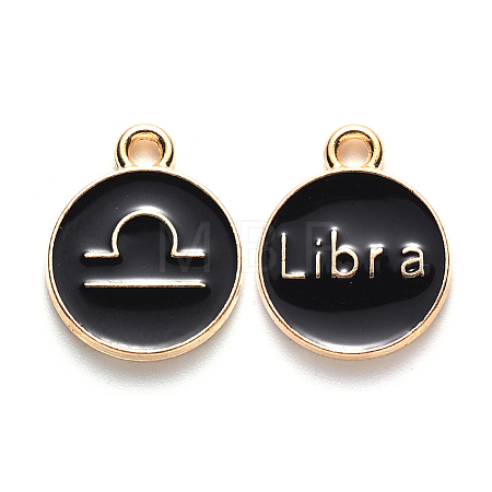 Alloy Enamel Pendants LS-ENAM-S124-01A-08K-1