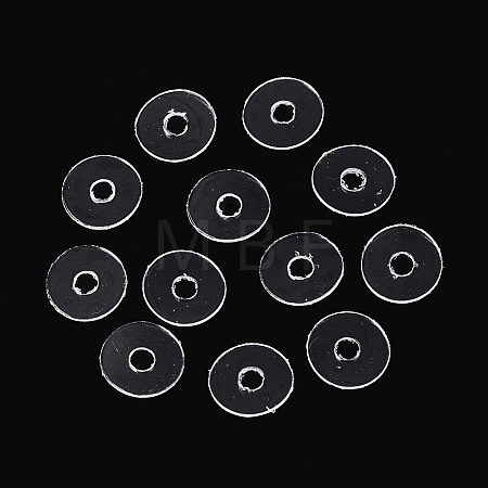 50Pcs Transparent PVC Insulating Gaskets PVC-T006-7mm-01-1