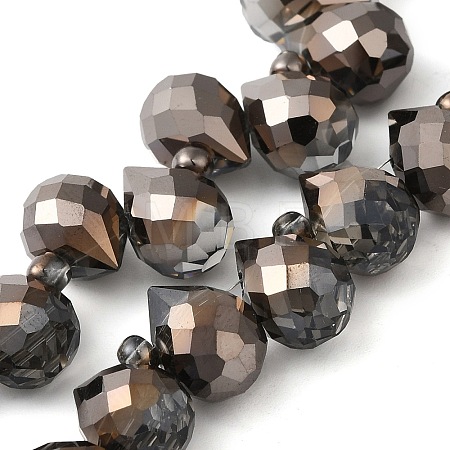 Electroplate Glass Beads Strands EGLA-D030-17G-1