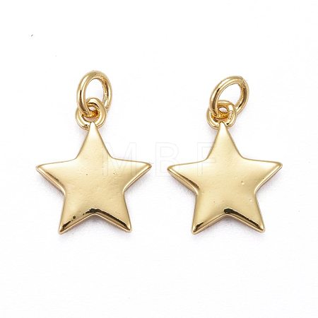 Brass Pendants X-KK-Z008-16G-1
