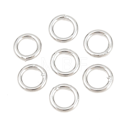 Brass Closed Jump Rings KK-D257-01P-07-1