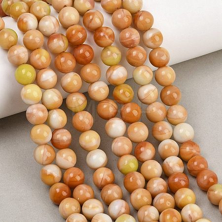 Handmade Lampwork Beads Strand LAMP-B056-8mm-11-1
