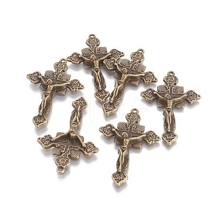 Tibetan Style Alloy Pendants LS-X-TIBEP-3035-AB-NR-1