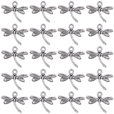 100Pcs Tibetan Style Alloy Pendants TIBE-SC0001-91-1