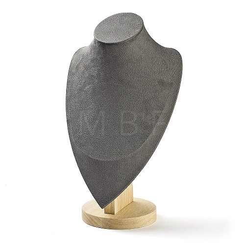 Microfiber Necklace Display Stands NDIS-P004-01C-01-1