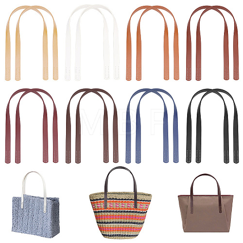   16Pcs 8 Colors PU Imitation Leather Bag Straps FIND-PH0010-38-1