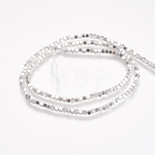 Electroplate Non-magnetic Synthetic Hematite Beads Strands G-K239-14D-1