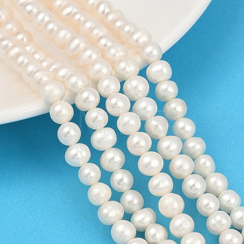 Natural Cultured Freshwater Pearl Beads Strands PEAR-I007-07Y-02A-1