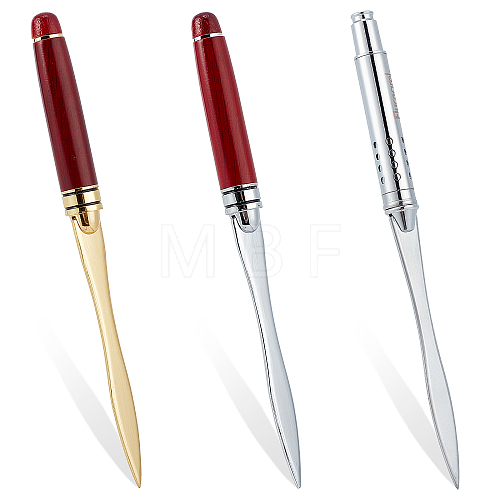 3Pcs 3 Style Stainless Steel Portable Office knife TOOL-CP0001-30-1