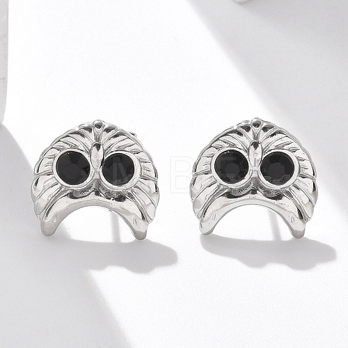 304 Stainless Steel Stud Earrings EJEW-F361-02P-1