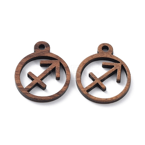 Walnut Wood Laser Cut Pendants WOOD-Q051-07A-1