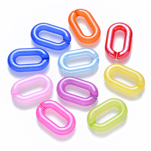 Imitation Jelly Acrylic Linking Rings X-OACR-S036-006A-F-1