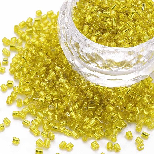 Glass Bugle Beads SEED-S032-08A-30-1