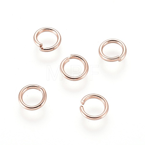 304 Stainless Steel Open Jump Rings STAS-O098-01RG-13-1