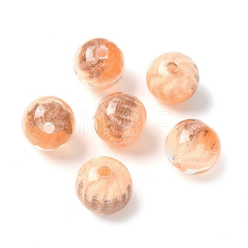 Two Tone Transparent Acrylic Beads OACR-D304-02J-1