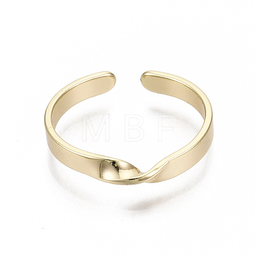 Brass Cuff Finger Rings RJEW-N030-007-NF-1