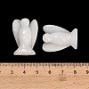 Natural White Jade Gemstone Carved Angle Figurines GG-CBA8396-A16-3