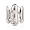 Adjustable 304 Stainless Steel Cuff Rings for Women RJEW-N052-10P-2