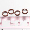 Brass Open Jump Rings Y-JRC7MM-R-3