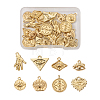  32Pcs 8 Style Alloy Pendants FIND-TA0002-10-11