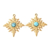 Synthetic Turquoise Pendants LS-STAS-Z177-07G-01-1