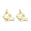 Brass Charms KK-H527-07C-G-1